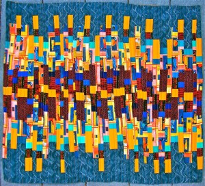 Improv-Bargello, by Sue Kelly